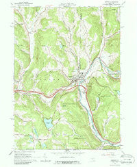 Deposit New York Historical topographic map, 1:24000 scale, 7.5 X 7.5 Minute, Year 1965