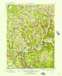 Deposit New York Historical topographic map, 1:62500 scale, 15 X 15 Minute, Year 1924