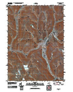 Deposit New York Historical topographic map, 1:24000 scale, 7.5 X 7.5 Minute, Year 2010