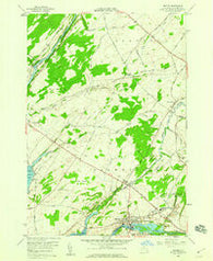Dexter New York Historical topographic map, 1:24000 scale, 7.5 X 7.5 Minute, Year 1958