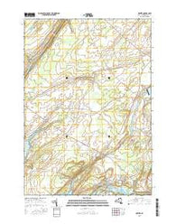 Dexter New York Current topographic map, 1:24000 scale, 7.5 X 7.5 Minute, Year 2016