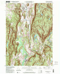 Dover Plains New York Historical topographic map, 1:24000 scale, 7.5 X 7.5 Minute, Year 1998
