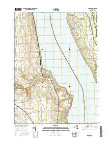 Dresden New York Current topographic map, 1:24000 scale, 7.5 X 7.5 Minute, Year 2016