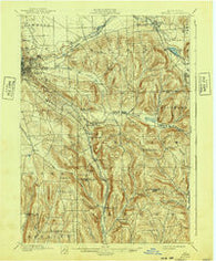 Dryden New York Historical topographic map, 1:62500 scale, 15 X 15 Minute, Year 1900