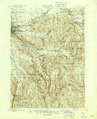 Dryden New York Historical topographic map, 1:62500 scale, 15 X 15 Minute, Year 1900
