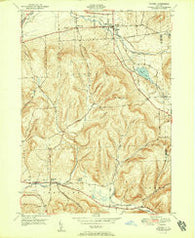 Dryden New York Historical topographic map, 1:24000 scale, 7.5 X 7.5 Minute, Year 1951