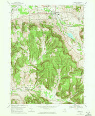 Dryden New York Historical topographic map, 1:24000 scale, 7.5 X 7.5 Minute, Year 1969