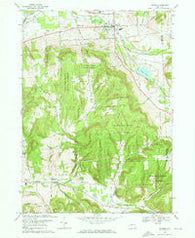 Dryden New York Historical topographic map, 1:24000 scale, 7.5 X 7.5 Minute, Year 1969