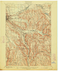 Dryden New York Historical topographic map, 1:62500 scale, 15 X 15 Minute, Year 1900