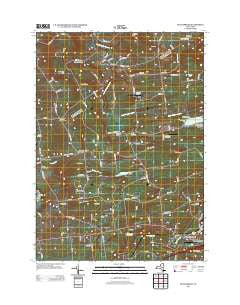 Duanesburg New York Historical topographic map, 1:24000 scale, 7.5 X 7.5 Minute, Year 2013