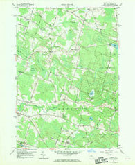 Dugway New York Historical topographic map, 1:24000 scale, 7.5 X 7.5 Minute, Year 1957