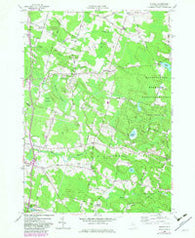 Dugway New York Historical topographic map, 1:24000 scale, 7.5 X 7.5 Minute, Year 1957