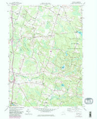 Dugway New York Historical topographic map, 1:24000 scale, 7.5 X 7.5 Minute, Year 1957