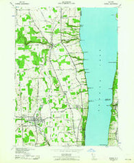 Dundee New York Historical topographic map, 1:24000 scale, 7.5 X 7.5 Minute, Year 1942