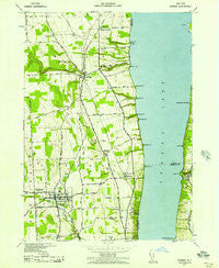 Dundee New York Historical topographic map, 1:24000 scale, 7.5 X 7.5 Minute, Year 1942