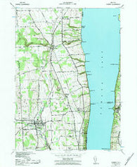Dundee New York Historical topographic map, 1:24000 scale, 7.5 X 7.5 Minute, Year 1942