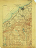Dunkirk New York Historical topographic map, 1:62500 scale, 15 X 15 Minute, Year 1900