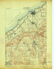 Dunkirk New York Historical topographic map, 1:62500 scale, 15 X 15 Minute, Year 1900