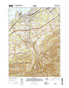 Dunkirk New York Current topographic map, 1:24000 scale, 7.5 X 7.5 Minute, Year 2016