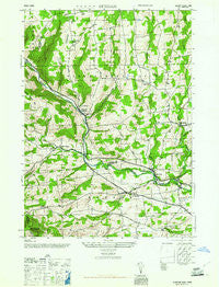 Durham New York Historical topographic map, 1:24000 scale, 7.5 X 7.5 Minute, Year 1946