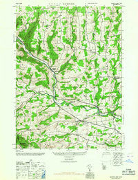 Durham New York Historical topographic map, 1:24000 scale, 7.5 X 7.5 Minute, Year 1967