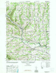Durham New York Historical topographic map, 1:24000 scale, 7.5 X 7.5 Minute, Year 1945