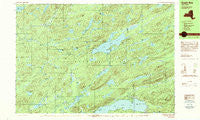 Eagle Bay New York Historical topographic map, 1:25000 scale, 7.5 X 15 Minute, Year 1989