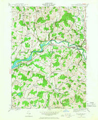 Eagle Bridge New York Historical topographic map, 1:24000 scale, 7.5 X 7.5 Minute, Year 1944