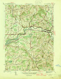 Eagle Bridge New York Historical topographic map, 1:31680 scale, 7.5 X 7.5 Minute, Year 1946