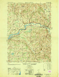 Eagle Bridge New York Historical topographic map, 1:25000 scale, 7.5 X 7.5 Minute, Year 1950