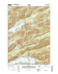 Eagle Bay New York Current topographic map, 1:24000 scale, 7.5 X 7.5 Minute, Year 2016