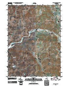 Eagle Bridge New York Historical topographic map, 1:24000 scale, 7.5 X 7.5 Minute, Year 2010