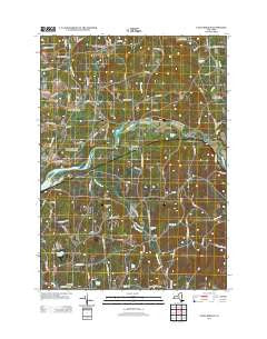 Eagle Bridge New York Historical topographic map, 1:24000 scale, 7.5 X 7.5 Minute, Year 2013