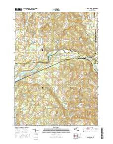 Eagle Bridge New York Current topographic map, 1:24000 scale, 7.5 X 7.5 Minute, Year 2016