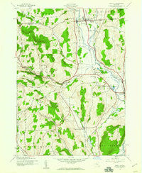 Earlville New York Historical topographic map, 1:24000 scale, 7.5 X 7.5 Minute, Year 1943