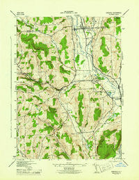 Earlville New York Historical topographic map, 1:31680 scale, 7.5 X 7.5 Minute, Year 1944