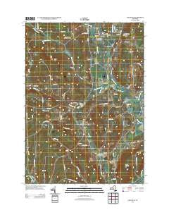 Earlville New York Historical topographic map, 1:24000 scale, 7.5 X 7.5 Minute, Year 2013