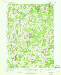 East Chatham New York Historical topographic map, 1:24000 scale, 7.5 X 7.5 Minute, Year 1953