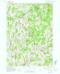 East Chatham New York Historical topographic map, 1:24000 scale, 7.5 X 7.5 Minute, Year 1953