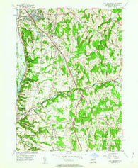 East Greenbush New York Historical topographic map, 1:24000 scale, 7.5 X 7.5 Minute, Year 1953
