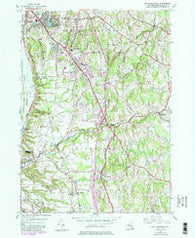 East Greenbush New York Historical topographic map, 1:24000 scale, 7.5 X 7.5 Minute, Year 1953