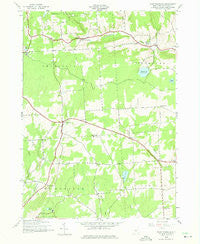 East Pharsalia New York Historical topographic map, 1:24000 scale, 7.5 X 7.5 Minute, Year 1943