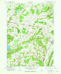 East Springfield New York Historical topographic map, 1:24000 scale, 7.5 X 7.5 Minute, Year 1943
