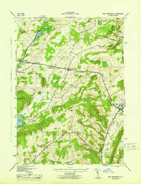 East Springfield New York Historical topographic map, 1:31680 scale, 7.5 X 7.5 Minute, Year 1945