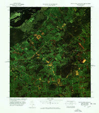 East of Fort Covington Port of Entry New York Historical topographic map, 1:25000 scale, 7.5 X 7.5 Minute, Year 1977