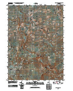 East Aurora New York Historical topographic map, 1:24000 scale, 7.5 X 7.5 Minute, Year 2010