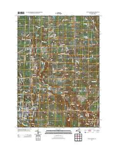East Aurora New York Historical topographic map, 1:24000 scale, 7.5 X 7.5 Minute, Year 2013