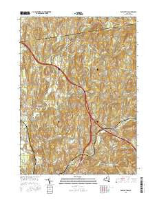 East Chatham New York Current topographic map, 1:24000 scale, 7.5 X 7.5 Minute, Year 2016