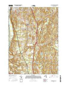 East Greenbush New York Current topographic map, 1:24000 scale, 7.5 X 7.5 Minute, Year 2016