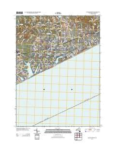 East Hampton New York Historical topographic map, 1:24000 scale, 7.5 X 7.5 Minute, Year 2013